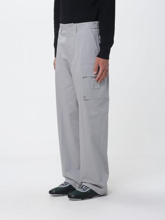 26SS 펜디 개버딘 팬츠 FB1091AQMV F0HH3 Silver - FENDI