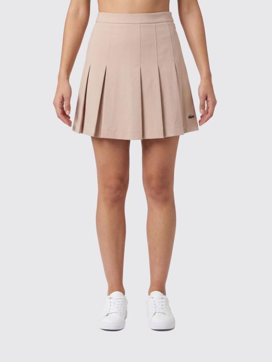 26SS 라코스테 미디 스커트 JF8001 X6F Beige