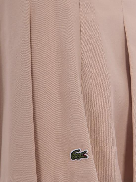 26SS 라코스테 미디 스커트 JF8001 X6F Beige - LACOSTE