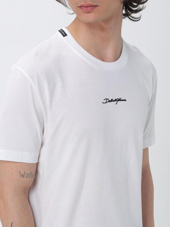 26SS 돌체앤가바나 반팔 티셔츠 G8RN8ZG7NUB W0111 White - DOLCE & GABBANA