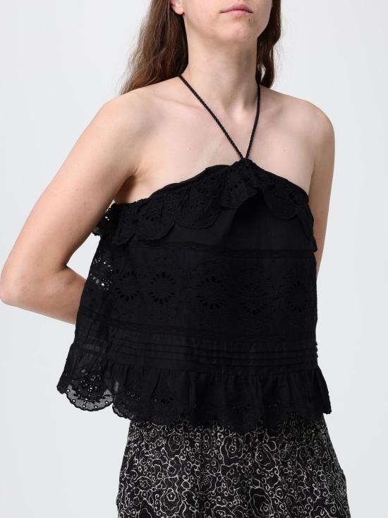 26SS 이자벨마랑에뚜왈 탑 HT0769FAD1J05E 01BK Black - ISABEL MARANT ETOILE