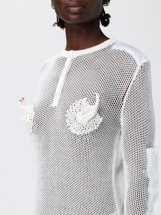 26SS 모스키노 스웨터 09040481 0003 White - MOSCHINO