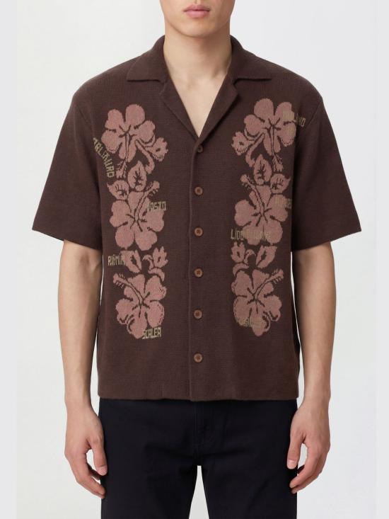 26SS 마리아노 반팔 셔츠 MGSS26SR02012 6149 Brown