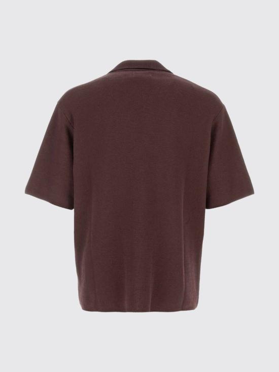 26SS 마리아노 반팔 셔츠 MGSS26SR02012 6149 Brown - MAGLIANO