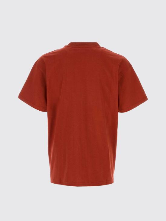 26SS 칼하트 WIP 숏슬리브 아메리칸 스크립트 티셔츠 I029956 3IXXX Red - CARHARTT WIP