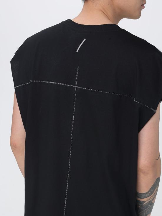 26SS 톰크롬 반팔 티셔츠 MTS92501 11 Black - THOM KROM