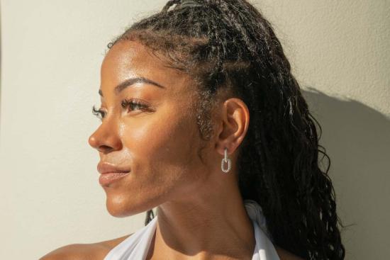  Milk & Rose 이어링 밀크앤로즈 더블 더치 후프