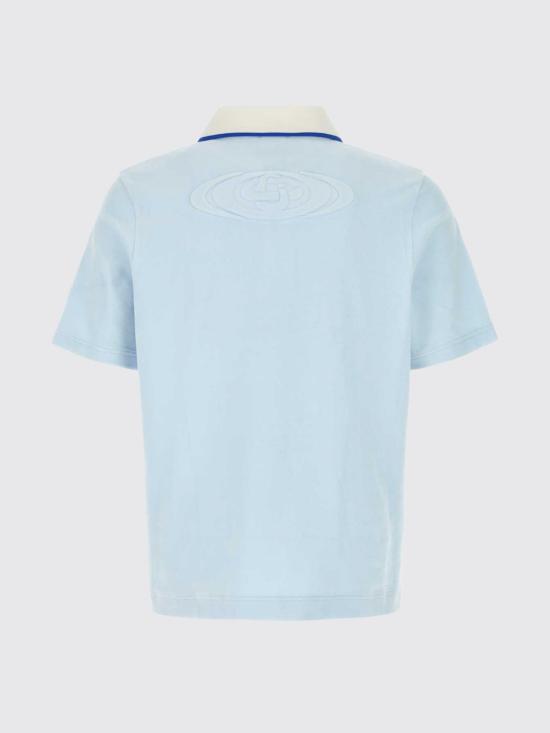 26SS 카사블랑카 폴로 티셔츠 MSP26JTP447 01 Gnawed Blue - CASABLANCA