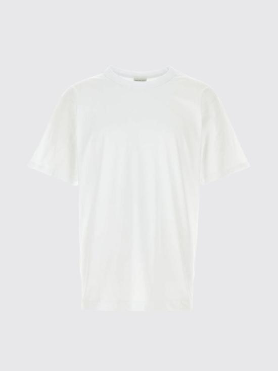 26SS 드리스 반 노튼 반팔 티셔츠 2610211013600 001 White - DRIES VAN NOTEN