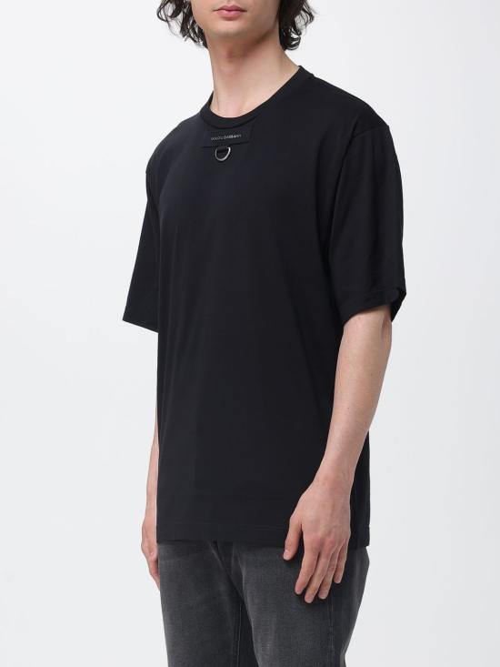 26SS 돌체앤가바나 반팔 티셔츠 G8PN9TG7PZH N0000 Black - DOLCE & GABBANA