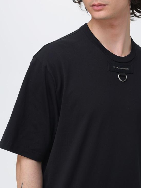 26SS 돌체앤가바나 반팔 티셔츠 G8PN9TG7PZH N0000 Black - DOLCE & GABBANA