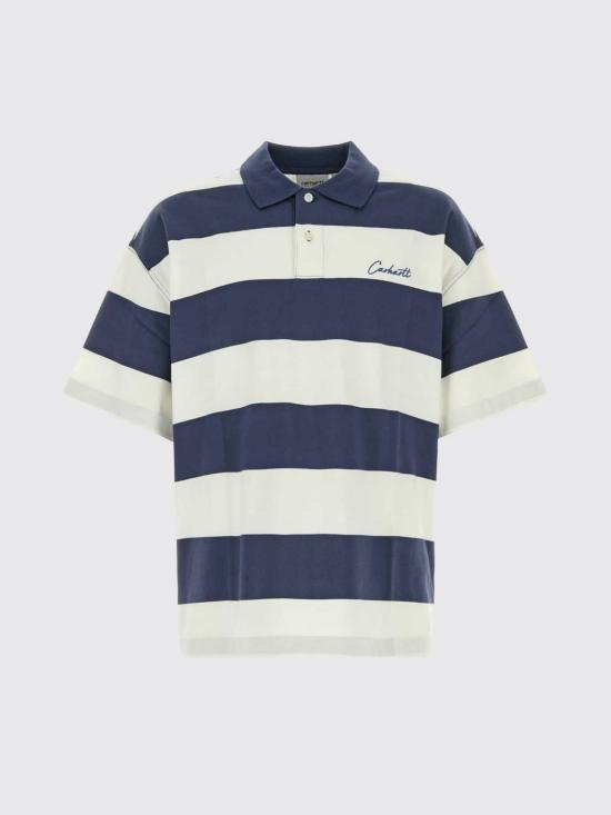 26SS 칼하트 WIP 폴로 티셔츠 I036187 3LEXX Striped - CARHARTT WIP