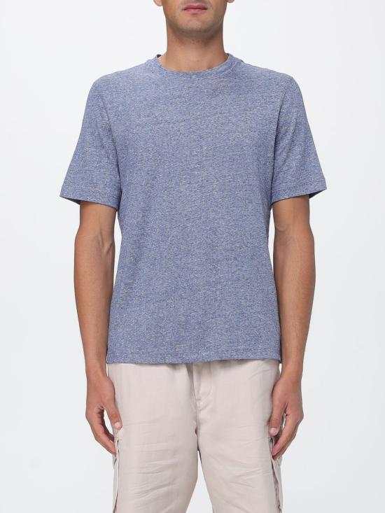 26SS 브루넬로 쿠치넬리 반팔 티셔츠 MW8351308 C013 Blue