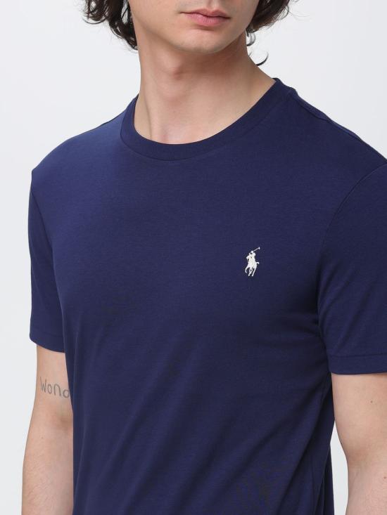 26SS 폴로 랄프로렌 포니로고 자수 반팔 티셔츠 710671438 525 Navy - POLO RALPH LAUREN