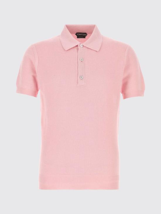26SS 톰포드 폴로 티셔츠 KPS033YMS142 PAV Pink - TOMFORD