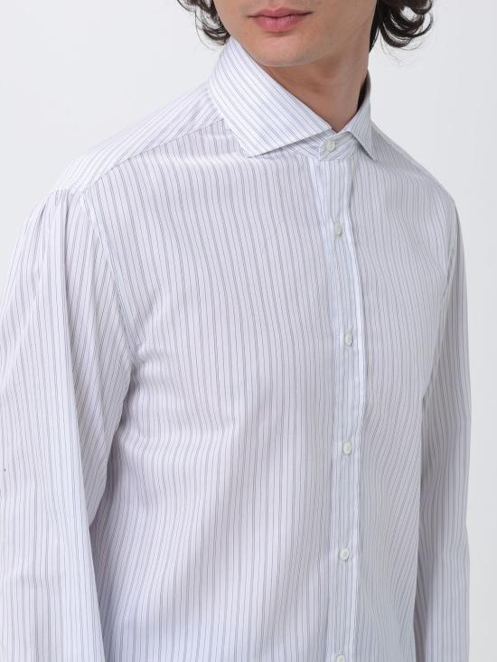 26SS 브루넬로 쿠치넬리 긴팔 셔츠 MA6930028 C011 Denim - BRUNELLO CUCINELLI