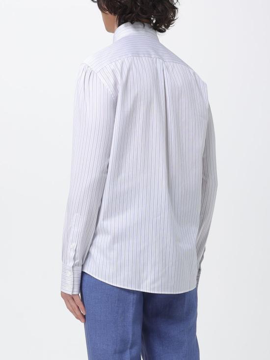 26SS 브루넬로 쿠치넬리 긴팔 셔츠 MA6930028 C011 Denim - BRUNELLO CUCINELLI