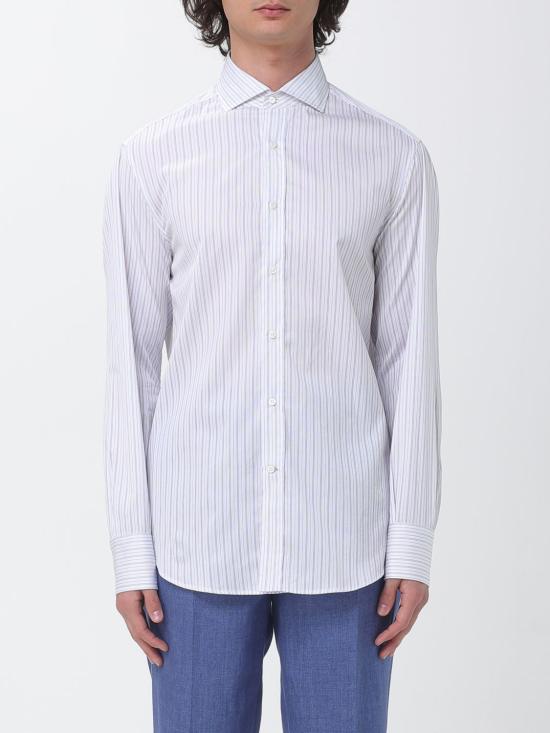 26SS 브루넬로 쿠치넬리 긴팔 셔츠 MA6930028 C011 Denim