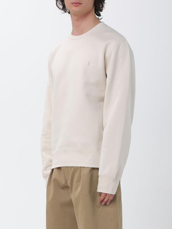 26SS 생로랑 스웨터 859817Y36SW 7425 Cream - SAINT LAURENT