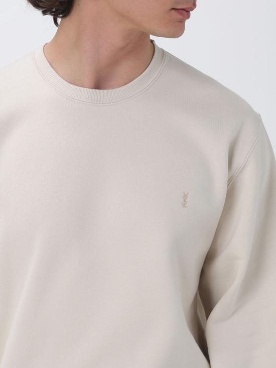 26SS 생로랑 스웨터 859817Y36SW 7425 Cream - SAINT LAURENT