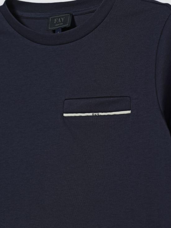 26SS [키즈] 페이 티셔츠 FY8P51Z3708 625 Blue - FAY