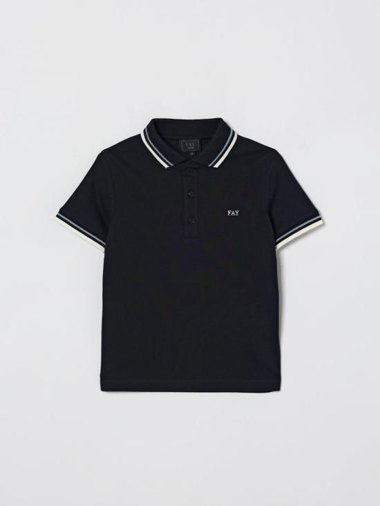 26SS [키즈] 페이 폴로 셔츠 FY8P81Z3707 625AV Blue