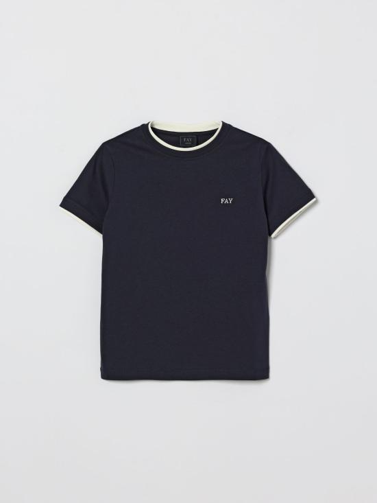 26SS [키즈] 페이 티셔츠 FY8P01Z3708 625AV Blue