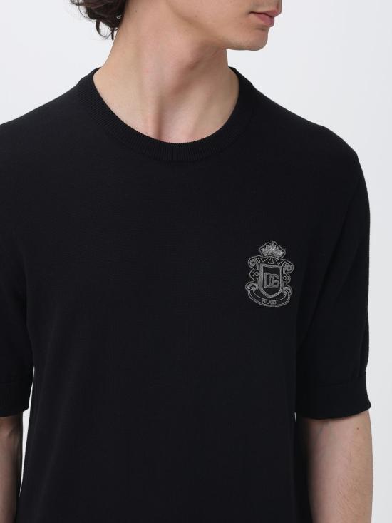 26SS 돌체앤가바나 스웨터 GXX03ZJBCIU N0000 Black - DOLCE & GABBANA