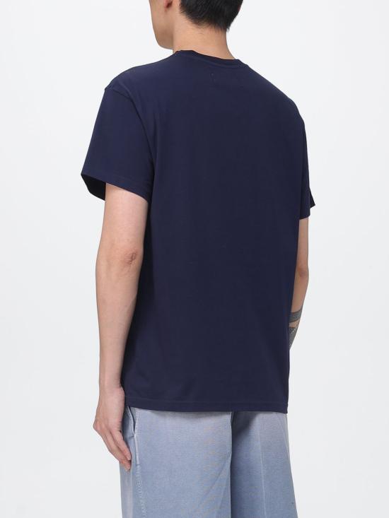 26SS 비비안웨스트우드 반팔 티셔츠 3G01004SJ001M K410 Blue - VIVIENNE WESTWOOD