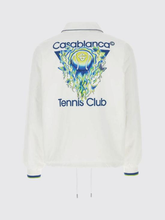 26SS 카사블랑카 자켓 MSP26OT142 01 White - CASABLANCA