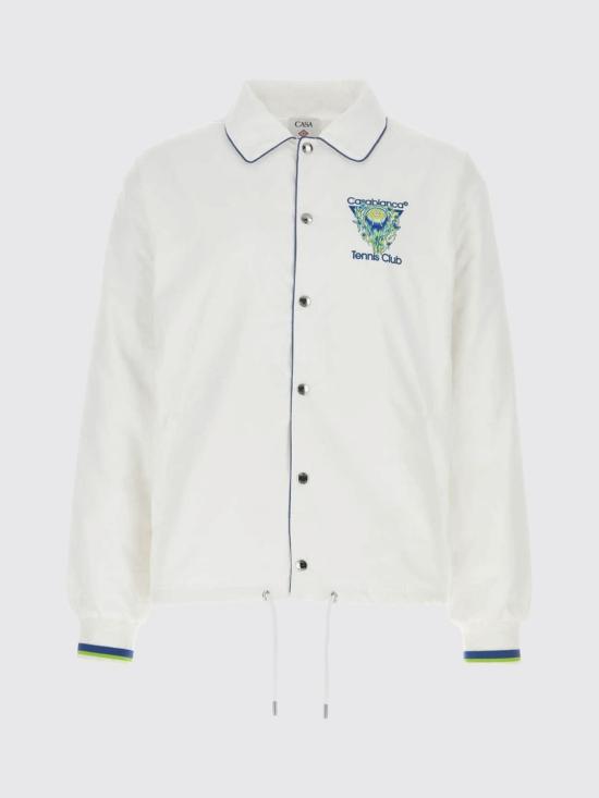 26SS 카사블랑카 자켓 MSP26OT142 01 White - CASABLANCA