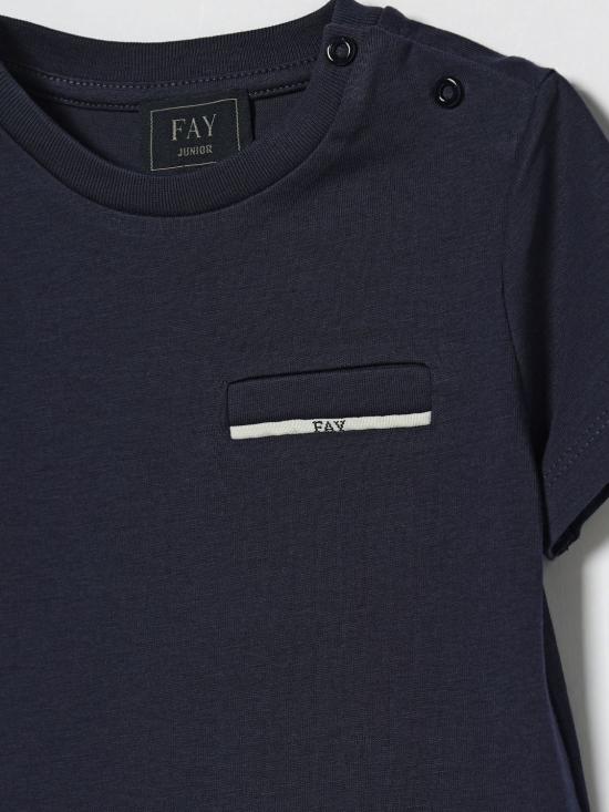 26SS [키즈] 페이 티셔츠 FY8551Z3708 625 Blue - FAY