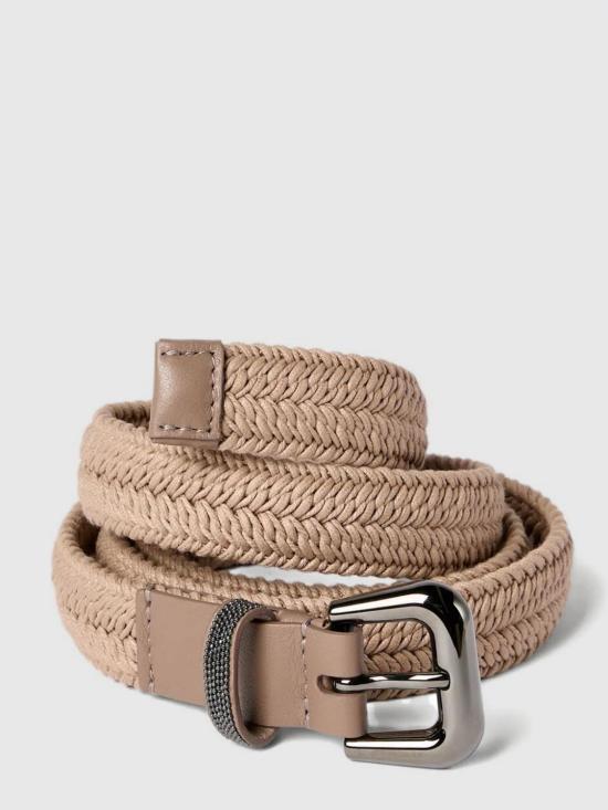 26SS 브루넬로 쿠치넬리 레귤러 벨트 M0NLCC294 CDESE Burnt - BRUNELLO CUCINELLI