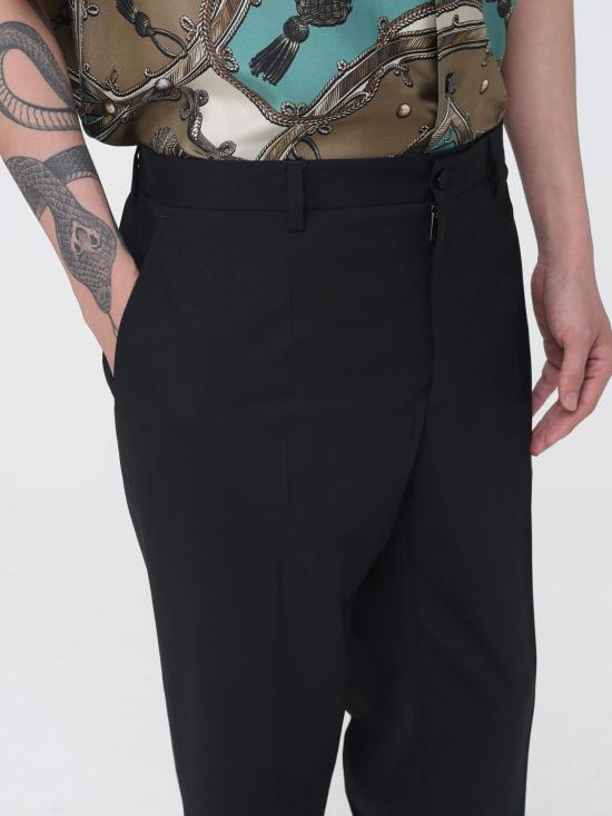 26SS 돌체앤가바나 스트레이트 팬츠 GW13ETFUBFT N0000 Black - DOLCE & GABBANA