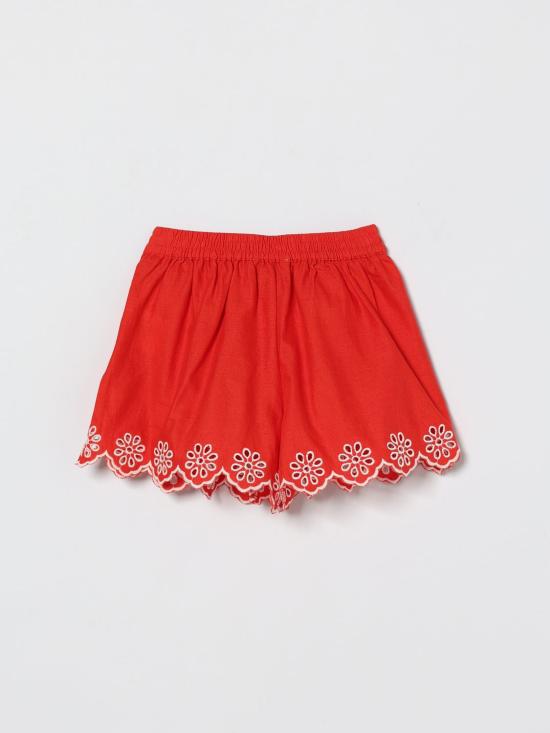 26SS [키즈] 스텔라 맥카트니 쇼츠/버뮤다 TY6E89Z0138 426 Red - STELLA MCCARTNEY
