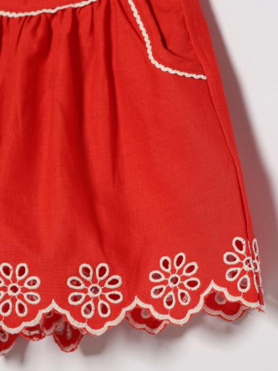 26SS [키즈] 스텔라 맥카트니 쇼츠/버뮤다 TY6E89Z0138 426 Red - STELLA MCCARTNEY