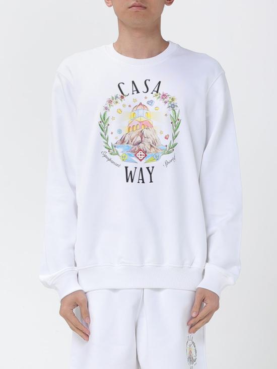 26SS 카사블랑카 긴팔 티셔츠 MSS26JTP293 01 White