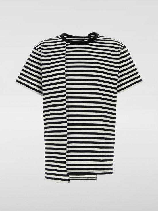 26SS 요지 야마모토 반팔 티셔츠 HKT55074 1 White - YOHJI YAMAMOTO