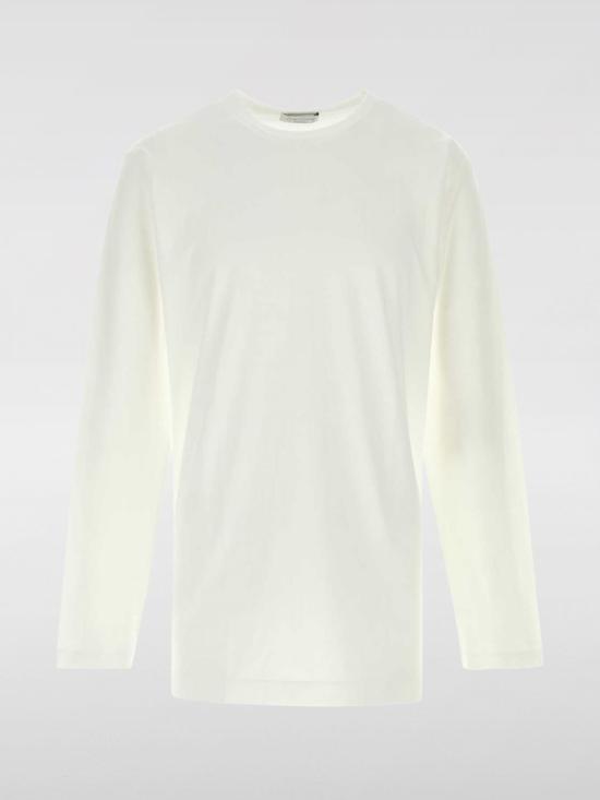26SS 요지 야마모토 긴팔 티셔츠 HKT03070 1 White - YOHJI YAMAMOTO