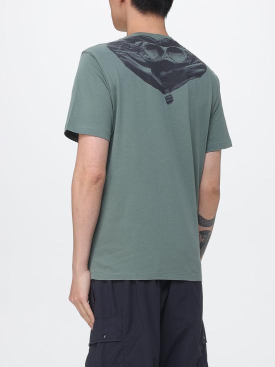 26SS 씨피 컴퍼니 반팔 티셔츠 20CMTS725A005100W 668 Green - C.P. COMPANY