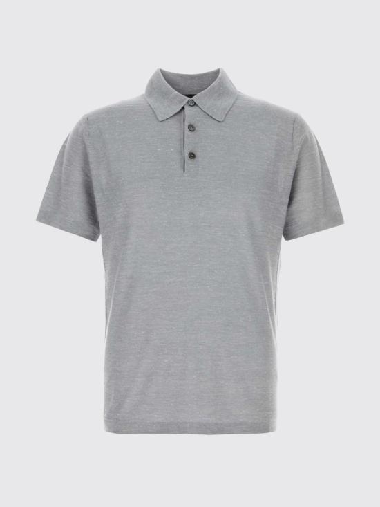26SS 브리오니 폴로 티셔츠 UMR20OPDK14 1700 Grey - BRIONI