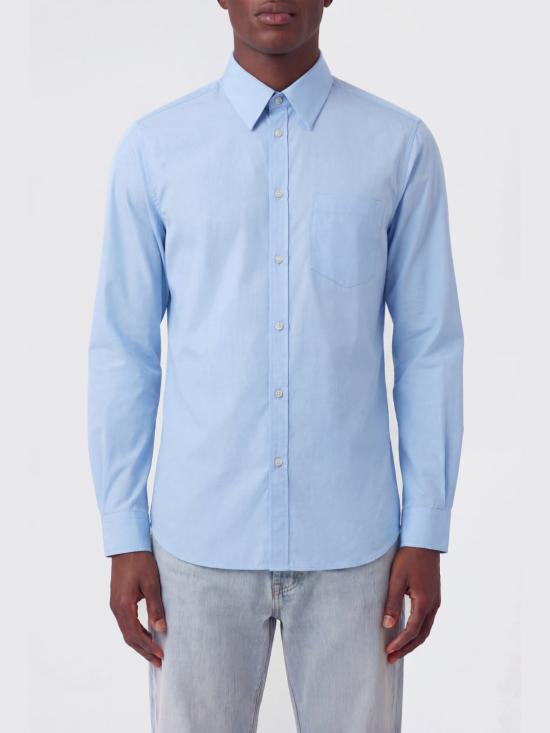 26SS 구찌 GG 코튼 포플린 셔츠 860785ZAUO8 4774 Blue