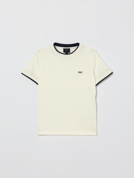 26SS [키즈] 페이 티셔츠 FY8P01Z3708 101BL Ivory