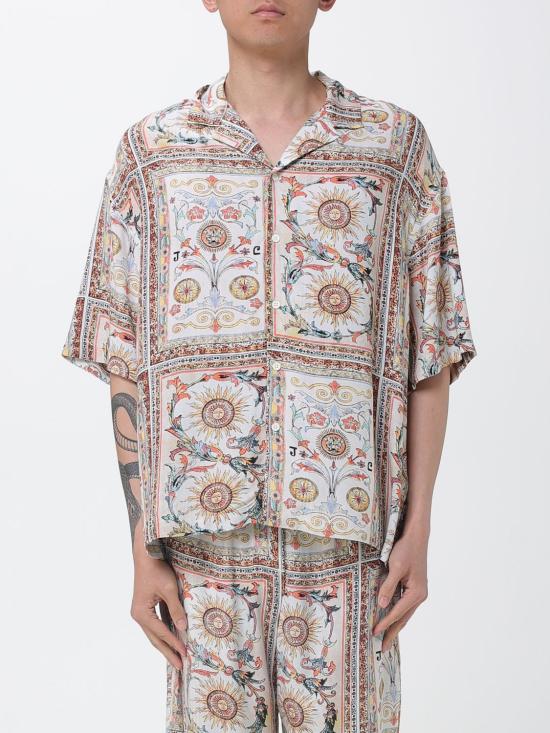 26SS 저스트까발리 셔츠 80OALF01CNF05 R85 Brown