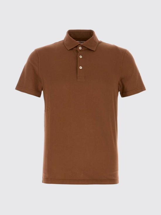 26SS 페델리 폴로 티셔츠 TUD00120 102 Brown - FEDELI