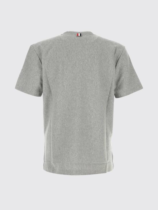 26SS 톰브라운 RWB 스트라이프 티셔츠 MJS252AJ0138 035 Grey - THOM BROWNE