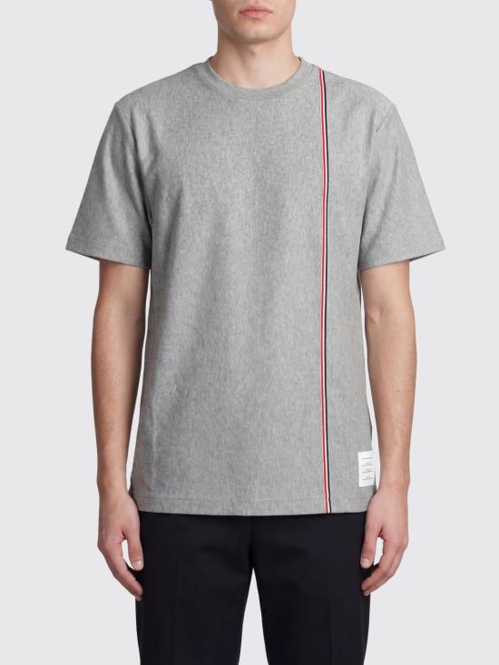 26SS 톰브라운 RWB 스트라이프 티셔츠 MJS252AJ0138 035 Grey