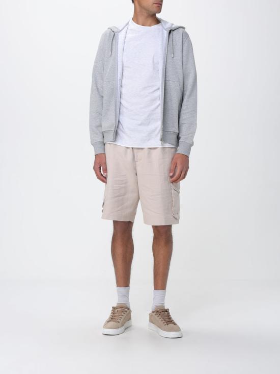 26SS 브루넬로 쿠치넬리 더블 페이스 스웨트 집업 후디 MM8319069G C1252 Grey - BRUNELLO CUCINELLI