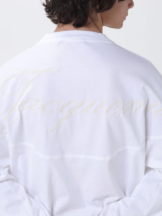 26SS 자크뮈스 반팔 티셔츠 TSM00587AJ00029 1NV White - JACQUEMUS