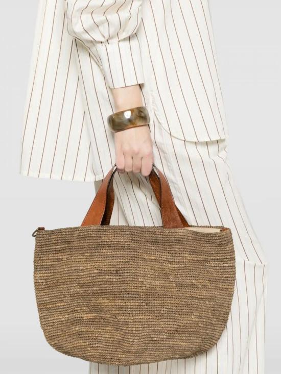 26SS 이벨리브 토트백 MIROZY DARK TEA Brown - IBELIV